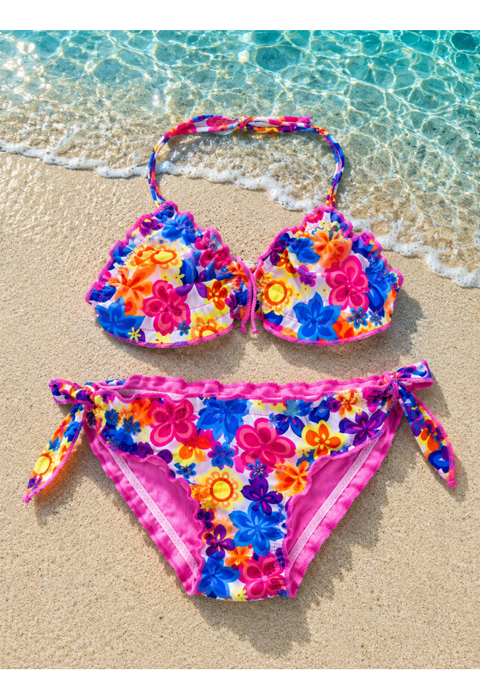 OEM Μαγιό Μπικίνι Floral 1126 Μπλε OEM Μαγιό Μπικίνι Floral 1126 Μπλε