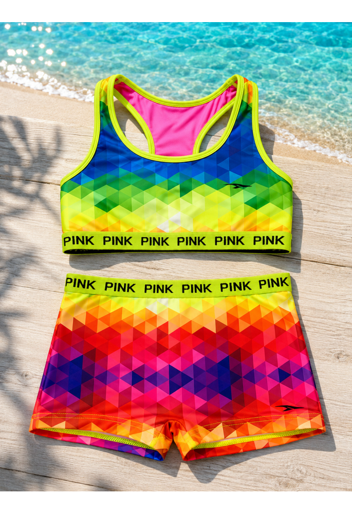 OEM Μαγιό Μπικίνι Pink 1097 Neon Κίτρινο OEM Μαγιό Μπικίνι Pink 1097 Neon Κίτρινο