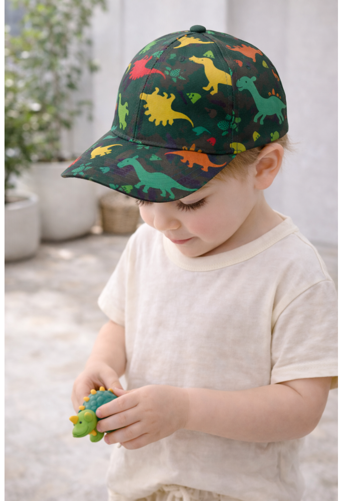 OEM Καπέλο "Dinosaurs" 38302 Σκούρο Πράσινο