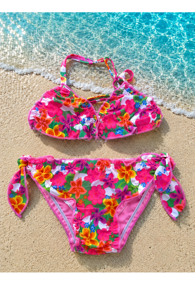 OEM Μαγιό Μπικίνι Floral 1126 Ροζ OEM Μαγιό Μπικίνι Floral 1126 Ροζ