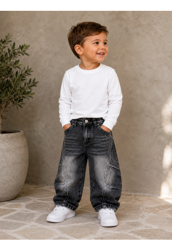 OEM Παντελόνι Τζιν Baggy 1135 Washed Black OEM Παντελόνι Τζιν Baggy 1135 Washed Black
