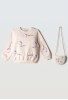 Hello Kitty Μπλουζάκι Allover Φούτερ ΗΚ-7281 Μπεζ Hello Kitty Μπλουζάκι Allover Φούτερ ΗΚ-7281 Μπεζ
