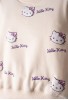 Hello Kitty Μπλουζάκι Allover Φούτερ ΗΚ-7281 Μπεζ Hello Kitty Μπλουζάκι Allover Φούτερ ΗΚ-7281 Μπεζ