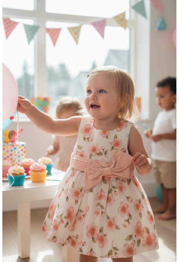 Restart Φόρεμα με Λουλούδια 26-10814 Λευκό Restart Φόρεμα με Λουλούδια 26-10814 Λευκό