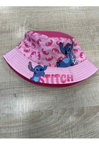 OEM Καπέλο Bucket "Stitch and Friend" 36-0415 Ροζ