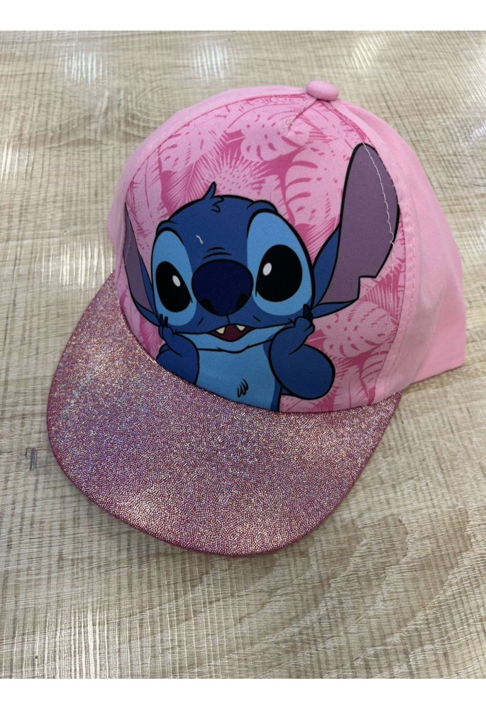 OEM Καπέλο με Χρυσόσκονη "Stitch" 37-0087 Ροζ OEM Καπέλο με Χρυσόσκονη "Stitch" 37-0087 Ροζ