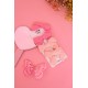 OEM Pastel Spring Hair Clips – Set Of 4 74-45546 Pink