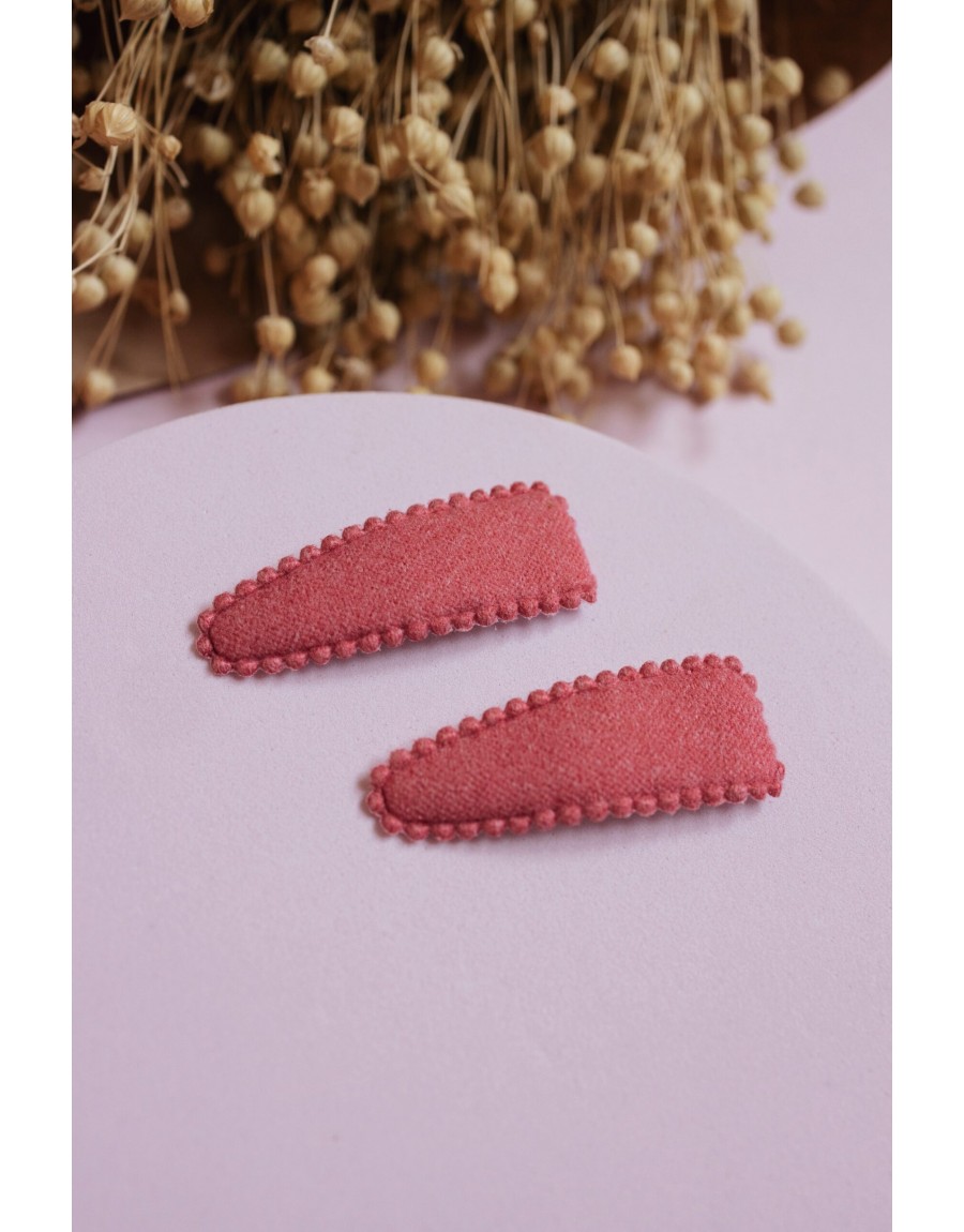 OEM Double Hair Clips 74-45547 Coral