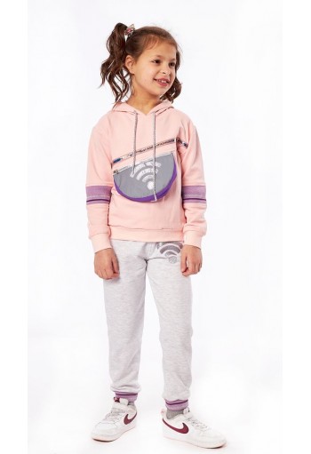 Εβίτα Σετ Μπλούζα και Παντελόνι Φόρμας Fashion 227204 Ροζ Εβίτα Σετ Μπλούζα και Παντελόνι Φόρμας Fashion 227204 Ροζ