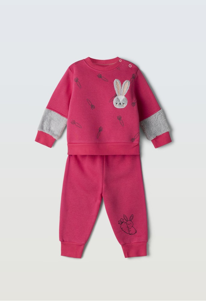ΕΒΙΤΑ Σετ Φουτερ και Παντελονι Φορμας Carrots rabbit 243509 Ροζ ΕΒΙΤΑ Σετ Φουτερ και Παντελονι Φορμας Carrots rabbit 243509 Ροζ