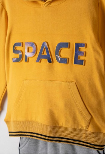 Hashtag Σετ Φόρμα Φούτερ Μπλούζα και Παντελόνι Space 243850 Μουσταρδί Hashtag Σετ Φόρμα Φούτερ Μπλούζα και Παντελόνι Space 243850 Μουσταρδί