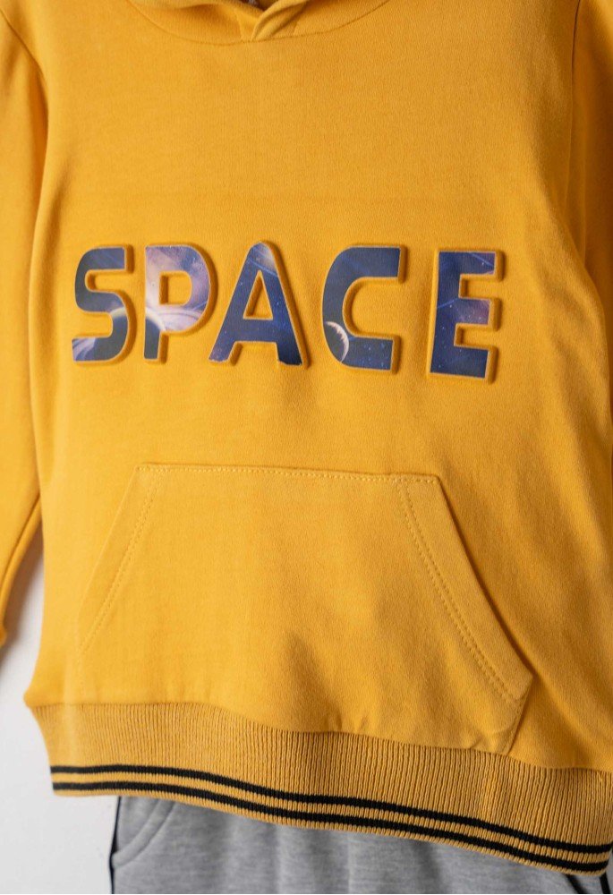 Hashtag Σετ Φόρμα Φούτερ Μπλούζα και Παντελόνι Space 243850 Μουσταρδί Hashtag Σετ Φόρμα Φούτερ Μπλούζα και Παντελόνι Space 243850 Μουσταρδί