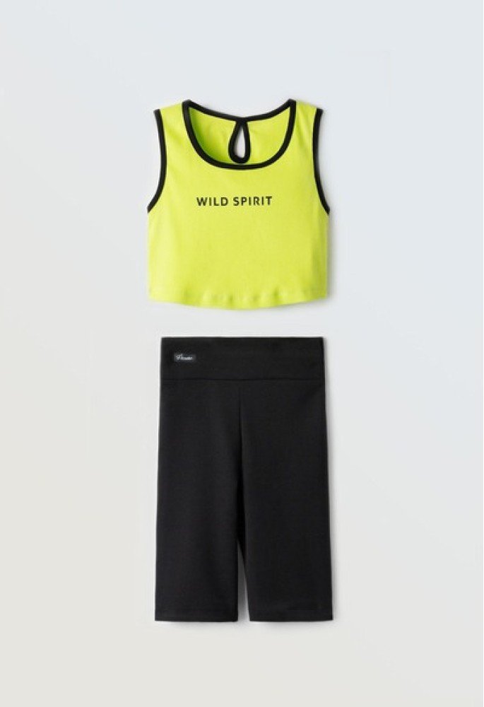 Εβίτα Σετ Μπλούζα και Ποδηλατικό κολάν Wild Spirit 254008 Λαχανί Εβίτα Σετ Μπλούζα και Ποδηλατικό κολάν Wild Spirit 254008 Λαχανί