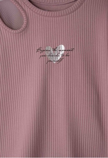 EBITA Μπλούζα Μακρυμάνικη "Be Yourself" 255015 Μωβ