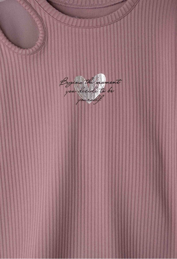 EBITA Μπλούζα Μακρυμάνικη "Be Yourself" 255015 Μωβ EBITA Μπλούζα Μακρυμάνικη "Be Yourself" 255015 Μωβ