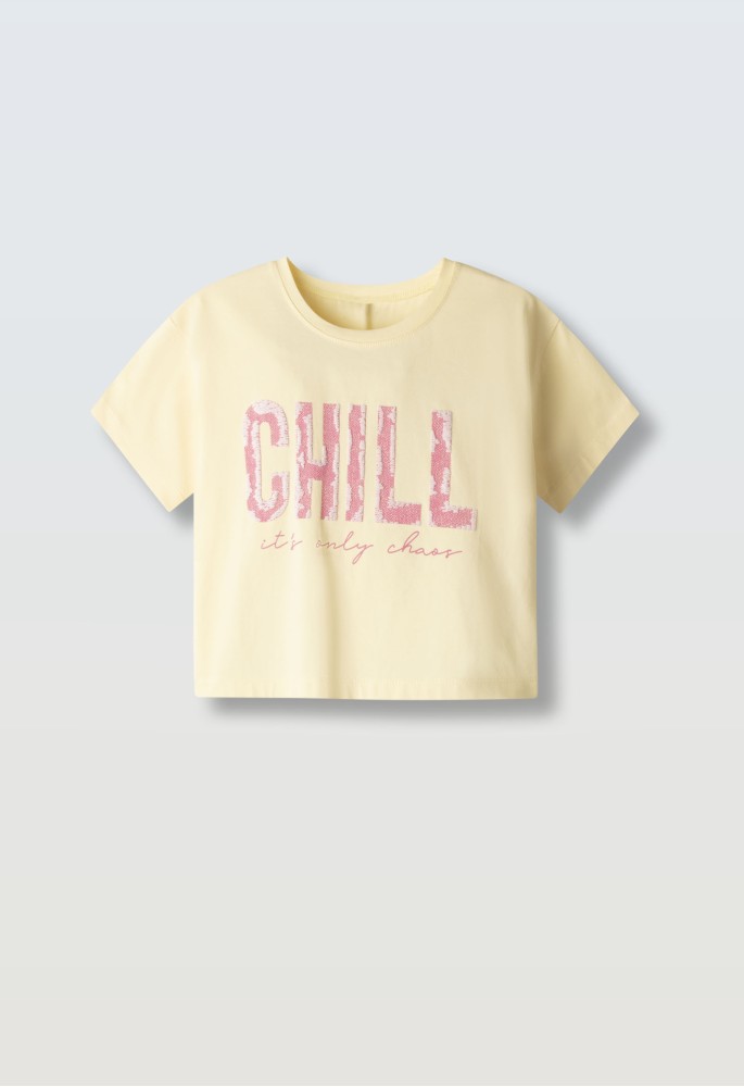 EBITA Τοπ Crop "Chill" 266010 Κίτρινο EBITA Τοπ Crop "Chill" 266010 Κίτρινο