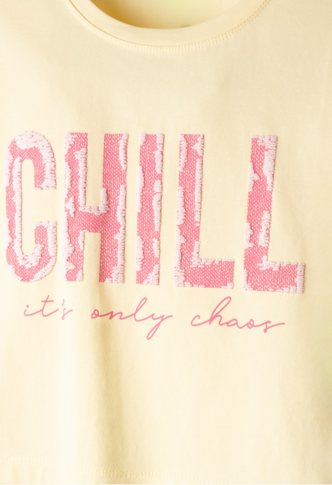 EBITA Τοπ Crop "Chill" 266010 Κίτρινο EBITA Τοπ Crop "Chill" 266010 Κίτρινο