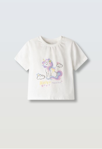 EBITA Μπλούζα "Unicorn" 266229 Λευκό