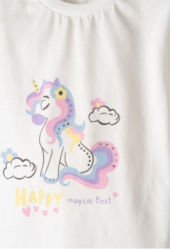 EBITA Μπλούζα "Unicorn" 266229 Λευκό