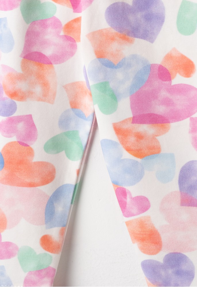 EBITA Σετ 3 Τμχ Μπλούζα-Κολάν-Κορδέλα "Colorful Hearts" 266248 Ροζ EBITA Σετ 3 Τμχ Μπλούζα-Κολάν-Κορδέλα "Colorful Hearts" 266248 Ροζ