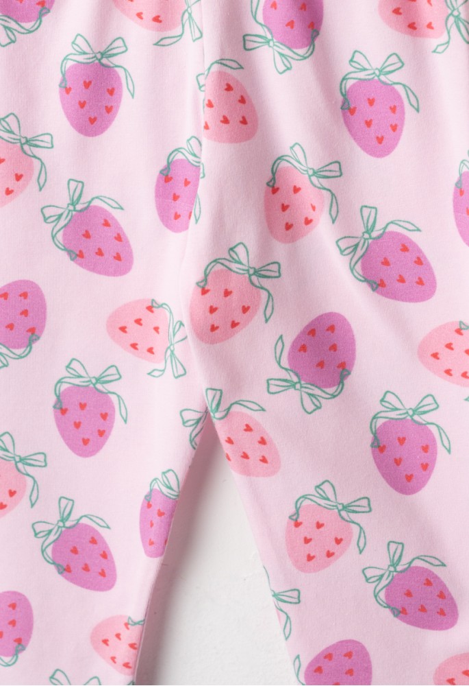 EBITA Σετ 3 Τμχ Μπλούζα-Κολάν-Κορδέλα "Bubble Strawberry Milk" 266259 Λευκό Ροζ EBITA Σετ 3 Τμχ Μπλούζα-Κολάν-Κορδέλα "Bubble Strawberry Milk" 266259 Λευκό Ροζ