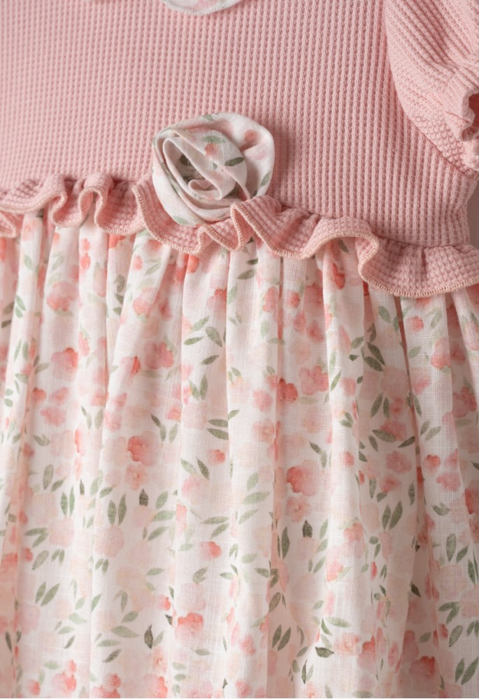 EBITA Φόρεμα με Γιακά Floral 266504 Ροζ EBITA Φόρεμα με Γιακά Floral 266504 Ροζ
