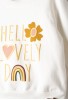 EBITA Σετ 3 Τεμαχίων Μπλούζα-Κολάν-Τσαντάκι "Hello Lovely Day" 267217 Λευκό EBITA Σετ 3 Τεμαχίων Μπλούζα-Κολάν-Τσαντάκι "Hello Lovely Day" 267217 Λευκό
