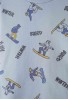 HASHTAG Σετ Πιτζάμα με Δώρο Μάσκα Ski Board H-608 Σιέλ HASHTAG Σετ Πιτζάμα με Δώρο Μάσκα Ski Board H-608 Σιέλ