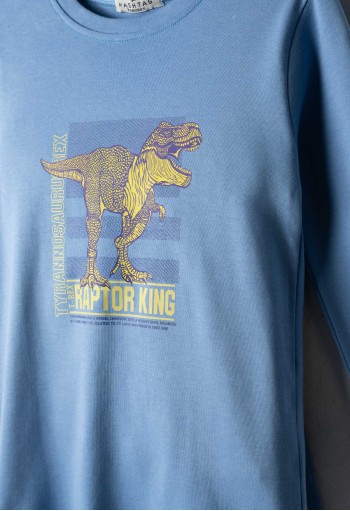 HASHTAG Πιτζάμα με Μάσκα Ύπνου "Raptor King" H-710 Μπλε HASHTAG Πιτζάμα με Μάσκα Ύπνου "Raptor King" H-710 Μπλε