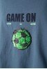 Hashtag Σετ Μπλούζα Game on και Βερμούδα με Κορδόνι 254824 Μπλε