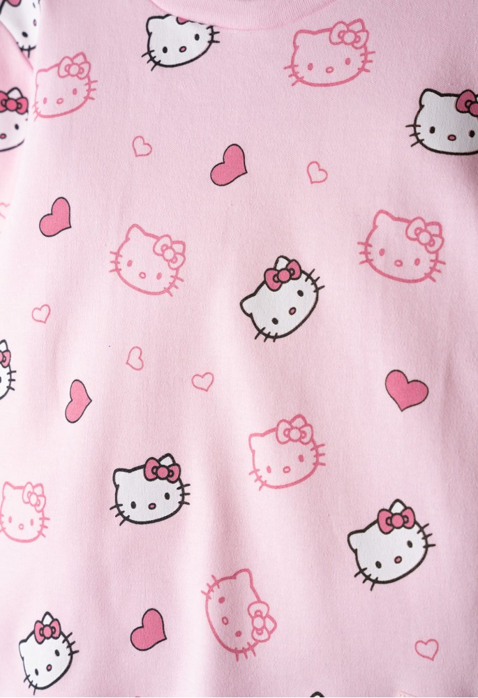 EBITA Πιτζάμα με Μάσκα Ύπνου "Hello Kitty" HK-739 Ροζ EBITA Πιτζάμα με Μάσκα Ύπνου "Hello Kitty" HK-739 Ροζ