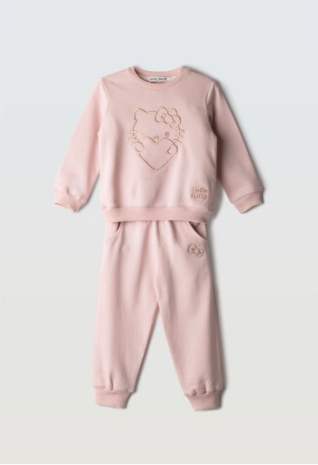 EBITA Σετ Μπλούζα Φούτερ και Παντελόνι Φόρμας "Hello Kitty" HK-7282 Ροζ