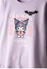 EBITA Πιτζάμα με Μάσκα Ύπνου "Kuromi" HK-742 Λιλά EBITA Πιτζάμα με Μάσκα Ύπνου "Kuromi" HK-742 Λιλά