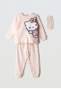 EBITA Πιτζάμα με Μάσκα Ύπνου "Hello Kitty" HK-741 Σομόν EBITA Πιτζάμα με Μάσκα Ύπνου "Hello Kitty" HK-741 Σομόν