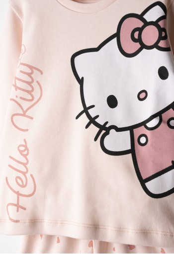EBITA Πιτζάμα με Μάσκα Ύπνου "Hello Kitty" HK-741 Σομόν EBITA Πιτζάμα με Μάσκα Ύπνου "Hello Kitty" HK-741 Σομόν