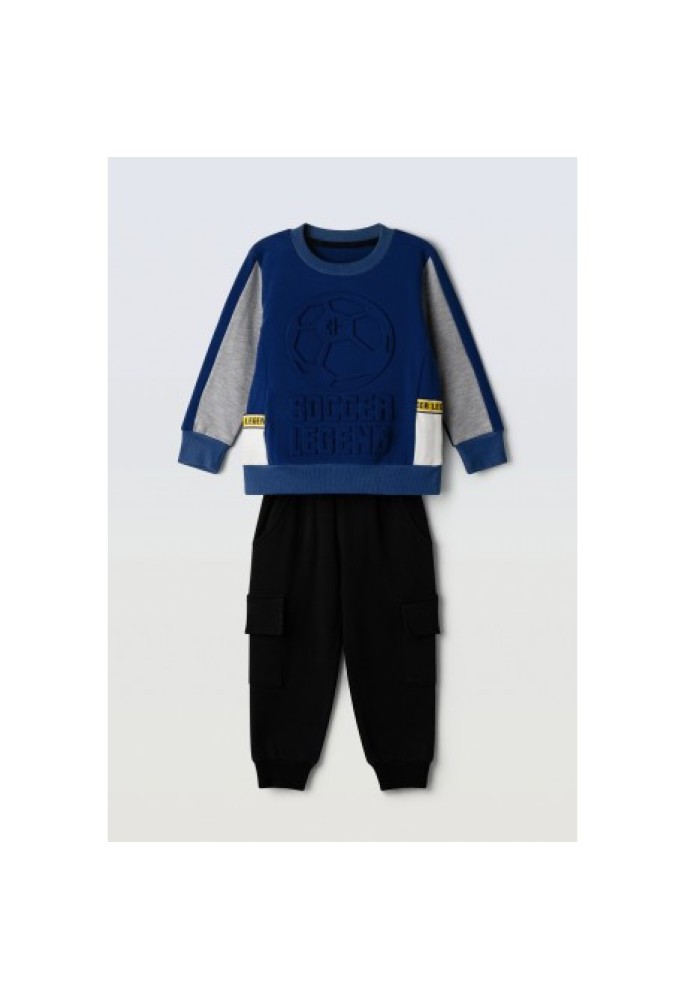 Hashtag Σετ Μπλούζα και Παντελόνι Cargo Soccer Legend 243848 Μπλε Ρουά Hashtag Σετ Μπλούζα και Παντελόνι Cargo Soccer Legend 243848 Μπλε Ρουά