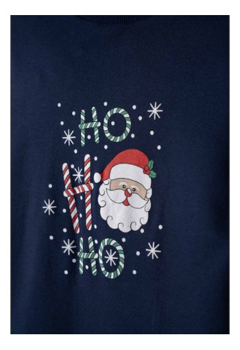 HASHTAG Σετ Πιτζάμες Santa με Δώρο Μάσκα Ύπνου H-624 Μπλε HASHTAG Σετ Πιτζάμες Santa με Δώρο Μάσκα Ύπνου H-624 Μπλε