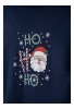 HASHTAG Σετ Πιτζάμες Santa με Δώρο Μάσκα Ύπνου H-624 Μπλε