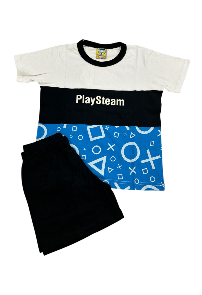 LIKE Πιτζάμα Play 221-0025 Λευκό LIKE Πιτζάμα Play 221-0025 Λευκό