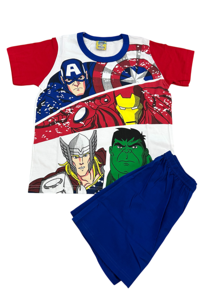LIKE Πιτζάμα Marvel Heroes 222-0032 Mπλέ LIKE Πιτζάμα Marvel Heroes 222-0032 Mπλέ