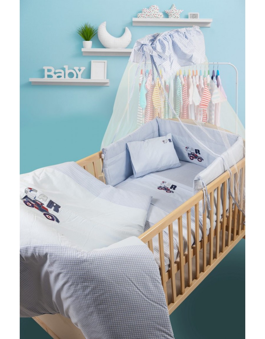 ΚΟΥΝΟΥΠΙΕΡΑ bebe CAR 29 160X490 ΣΙΕΛ Cotton 100%