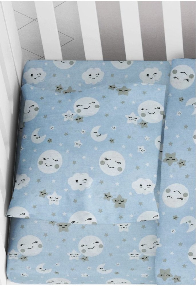 ΜΑΞΙΛΑΡΟΘΗΚΗ ΕΜΠΡΙΜΕ bebe Smile 81 35X45 Blue Cotton 100%