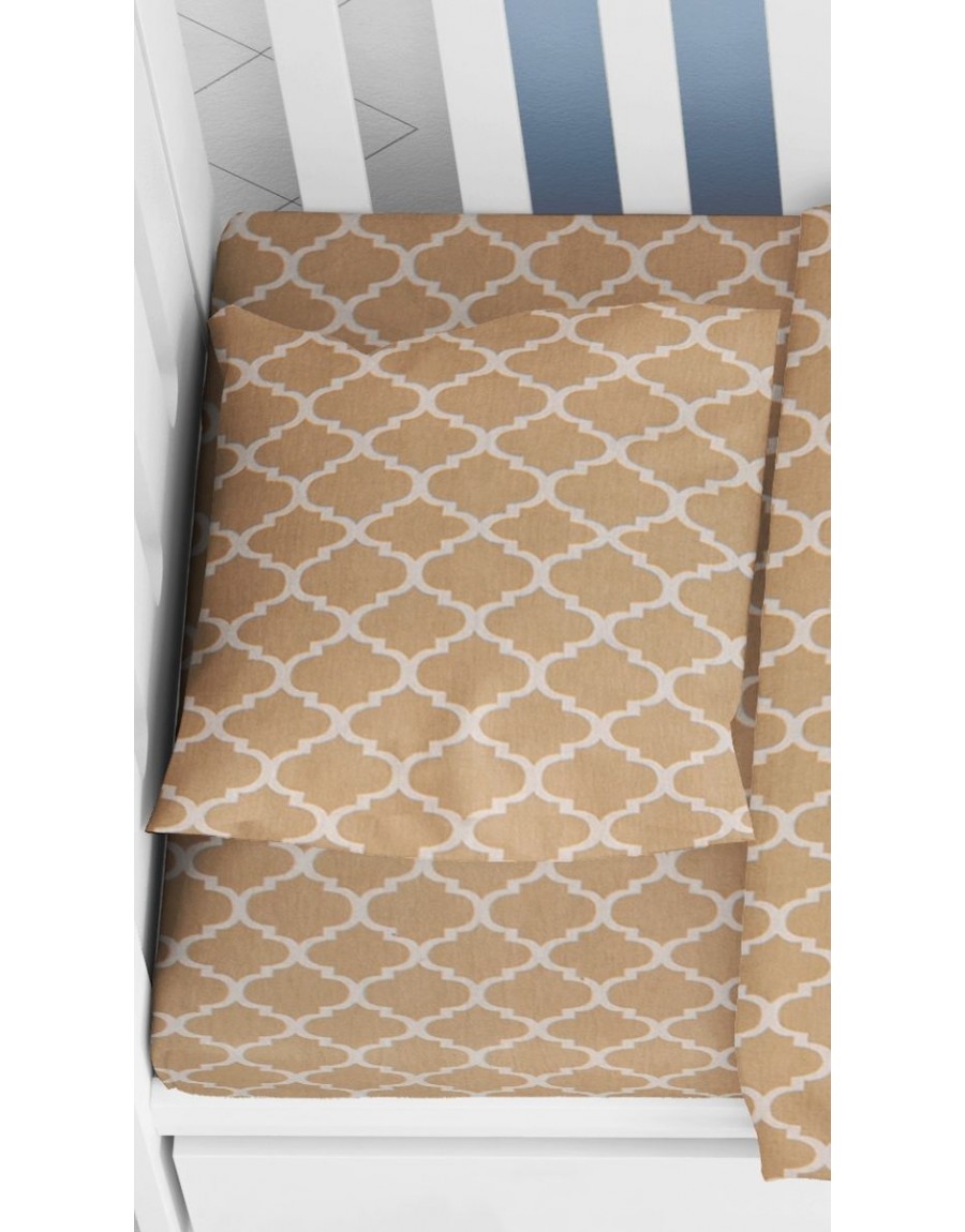 ΜΑΞΙΛΑΡΟΘΗΚΗ ΕΜΠΡΙΜΕ bebe Windows 150 35X45 Beige Cotton 100%