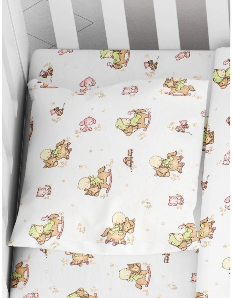 ΜΑΞΙΛΑΡΟΘΗΚΗ ΕΜΠΡΙΜΕ bebe Baby 03 35X45 Flannel cotton 100%