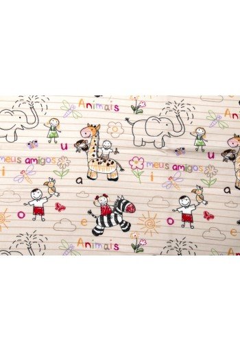 ΠΑΝΑ ΦΑΝΕΛΑ bebe Africa 145 80X80 Beige Flannel Cotton 100% ΠΑΝΑ ΦΑΝΕΛΑ bebe Africa 145 80X80 Beige Flannel Cotton 100%