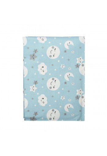 ΠΑΝΑ ΧΑΣΕΣ bebe Smile 81 80Χ80 Blue Cotton 100% ΠΑΝΑ ΧΑΣΕΣ bebe Smile 81 80Χ80 Blue Cotton 100%