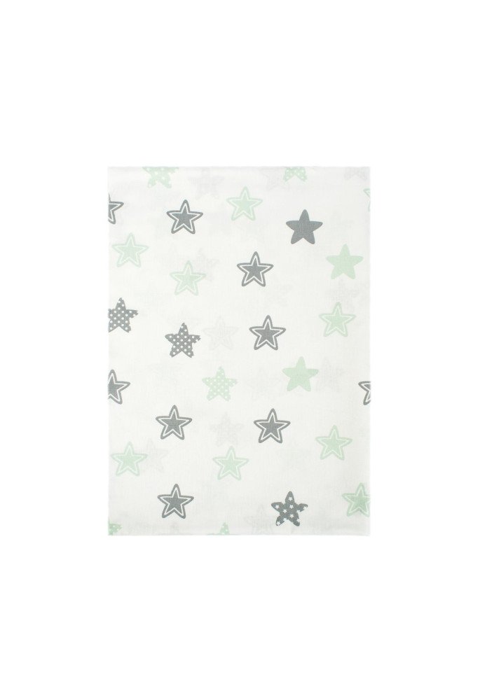 ΠΑΝΑ ΧΑΣΕΣ bebe Star 101 80Χ80 Green Cotton 100%