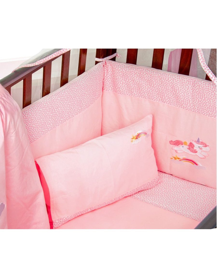 ΠΑΝΤΑ bebe UNICORN 41 0,40X1,92 ΡΟΖ Cotton 100%