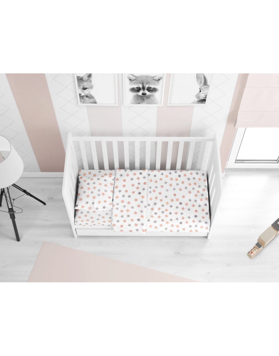 ΚΑΤΩΣΕΝΤΟΝΟ ΜΕ ΛΑΣΤΙΧΟ bebe Star 103 0,70X1,40X0,15 Grey Cotton 100%