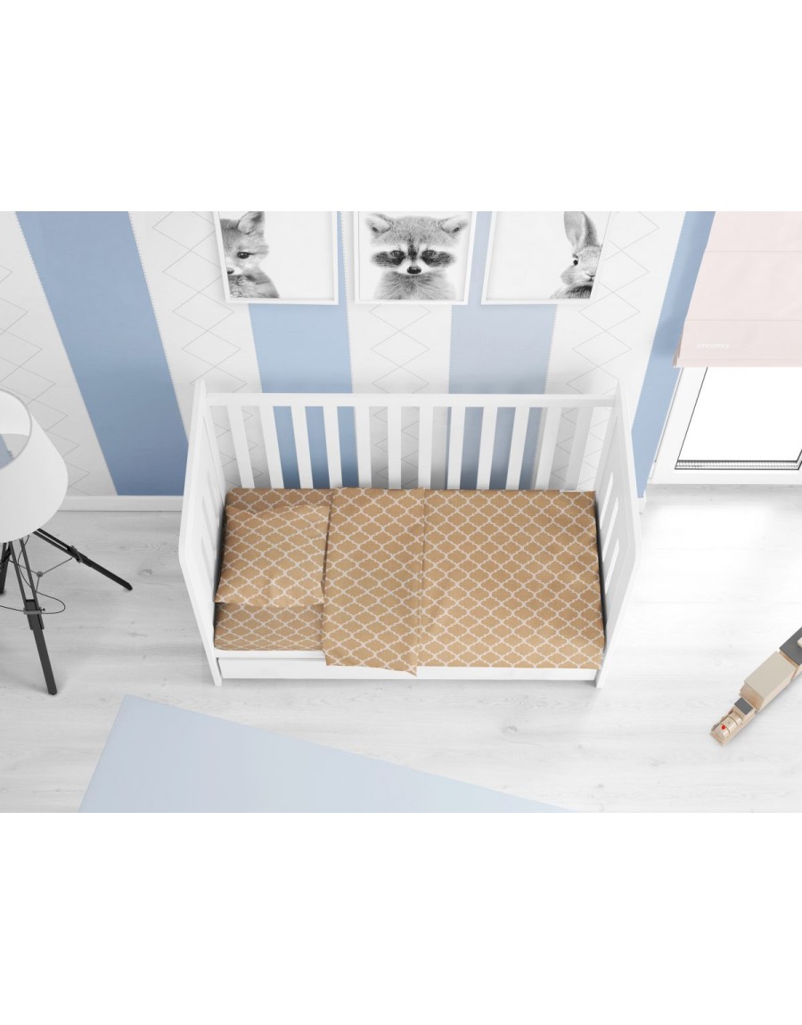 ΚΑΤΩΣΕΝΤΟΝΟ ΜΕ ΛΑΣΤΙΧΟ bebe Windows 150 0,70X1,40X0,15 Beige Cotton 100%